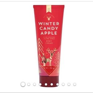 TWO BOTTLES Winter Candy Apple BBW body cream